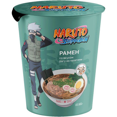 Изображение товара Лапша Naruto рамен телятина, 65г