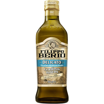 Изображение товара Масло оливковое Filippo Berio Extra Virgin Delicato нерафинированное, 500мл