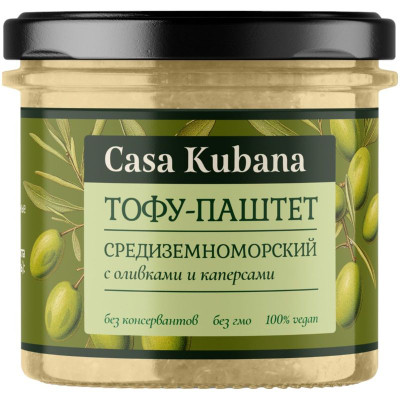 Изображение товара Тофу-паштет Casa Kubana Средиземноморский, 90г