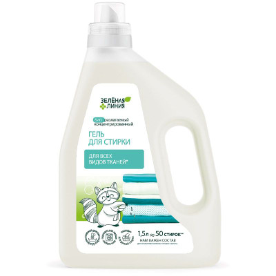 Изображение товара Гель для стирки Зелёная Линия, 1.5л