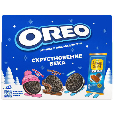 Изображение товара Набор кондитерской продукции Oreo Alpen Gold, 199г