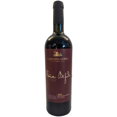 Изображение товара Вино Солнечная Долина Пти Вердо красное сухое, 750 мл