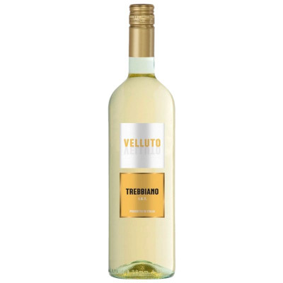 Изображение товара Вино Velluto Trebbiano белое сухое 12%, 750мл