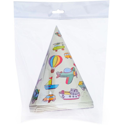 Изображение товара Колпачки для праздников и карнавалов для детей из картона Маркет Kids, 6шт