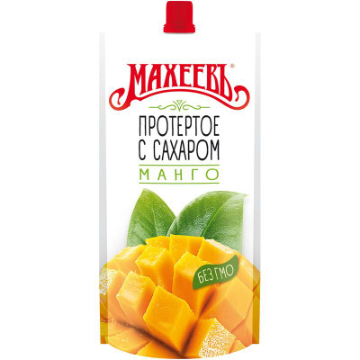 Изображение товара Манго Махеевъ протёртое с сахаром, 300мл
