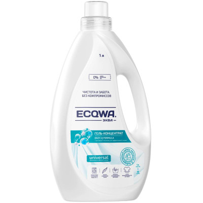 Изображение товара Гель-концентрат Ecqwa Smart Fox Universal для стирки, 1л