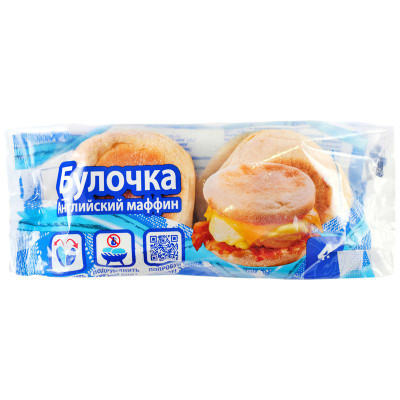 Изображение товара Булочка Bimbo Английский маффин 4шт, 240г