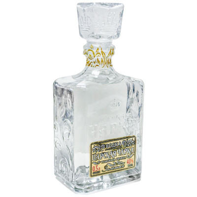 Изображение товара Водка Царская Чарка Золотая 40%, 500мл