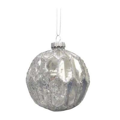 Изображение товара Ёлочное украшение Серебряный шар