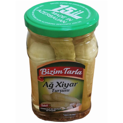 Изображение товара Соленья Bizim Tarla из белых огурцов, 660г