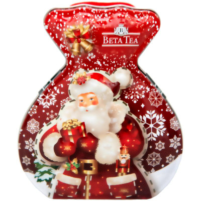 Чай Beta Tea черный байховый цейлонский крупнолистовой Мешок с Подарками, 30г