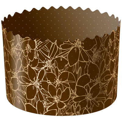 Изображение товара Набор пасхальный Домашняя кухня формы для кулича бумажные 90x90мм в ассортименте, 4шт