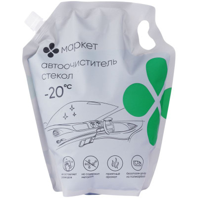 Изображение товара Автоочиститель стёкол -20C Маркет, 4л