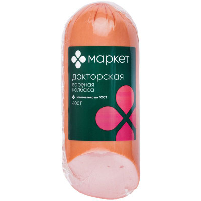 Изображение товара Колбаса Докторская варёная Маркет, 400г