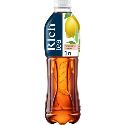 Изображение товара Холодный чай Riсh лимон чёрный, 1л