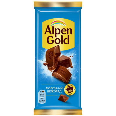 Изображение товара Шоколад Alpen Gold молочный, 80г
