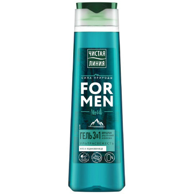 Изображение товара Гель для душа Чистая Линия 3в1, 400мл