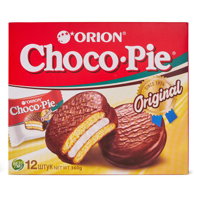 Изображение товара Пирожное Orion Choco Pie в глазури, 12x30г