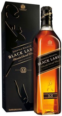 Johnnie Walker Black Label 12年 1000ml　６本 Виски Johnnie Walker Блэк Лейбл 12-летний 40% в подарочной