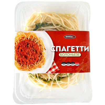 Изображение товара Спагетти Фросток Болоньезе замороженные, 270г