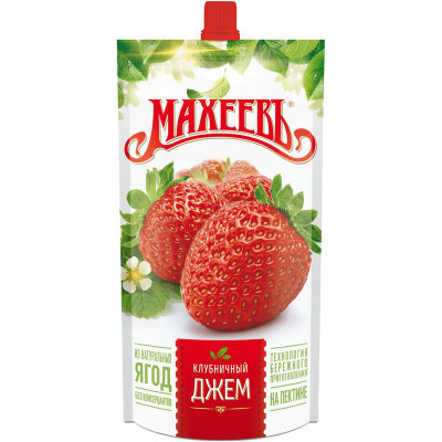 Изображение товара Джем Махеевъ клубничный 300г