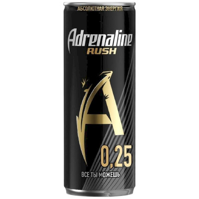 Изображение товара Энергетический напиток Adrenaline Rush, 250мл