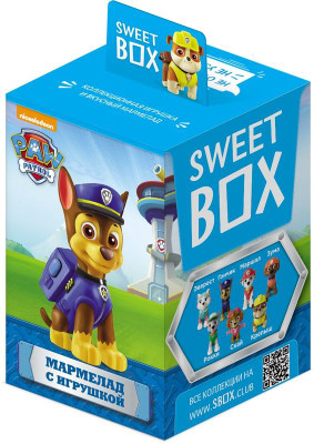 Изображение товара Набор мармелада Sweet Box жевательный для мальчиков в ассортименте, 10г + подарок