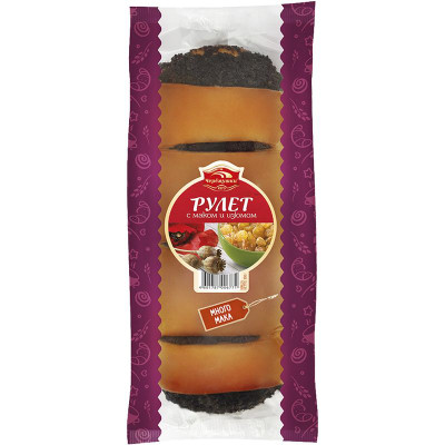 Изображение товара Рулет Черемушки Майский с маком и изюмом, 300г