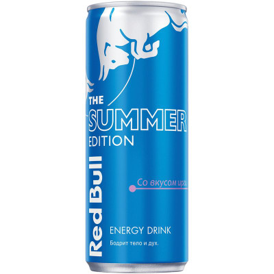 Энергетичесакий напиток Red Bull Summer edition со вкусом ирги, 250мл - купить с доставкой в Москве в Перекрёстке - 4289507