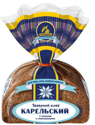 Хлеб Каравай Карельский заварной с изюмом и кориандром, 280г
