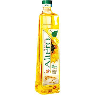 Изображение товара Масло подсолнечное Altero с зародышами пшеницы, 810мл