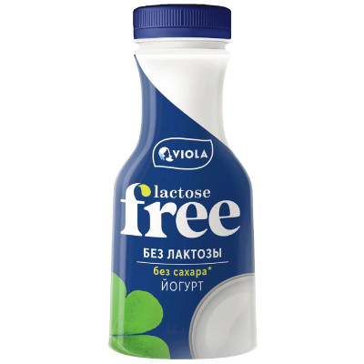 Изображение товара Йогурт питьевой Viola Free безлактозный 1.3%, 270г