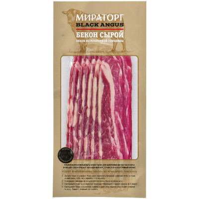 Изображение товара Бекон из мраморной говядины Мираторг охлаждённый, 190г