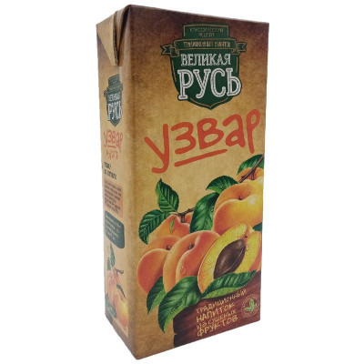 Изображение товара Узвар Великая Русь курага, 1л