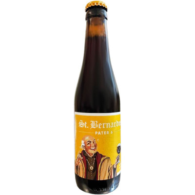 Изображение товара Пиво St. Bernardus Pater 6 тёмное пастеризованное нефильтрованное осветлённое, 330мл
