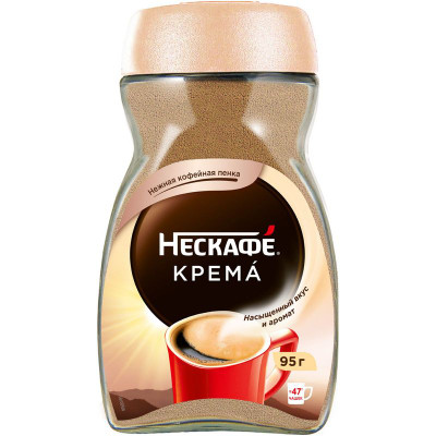 Изображение товара Кофе Nescafé Classic Crema натуральный растворимый порошкообразный, 95г