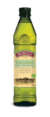 Изображение товара Масло оливковое Borges Extra Virgin Organic нерафинированное высшее качество, 500мл