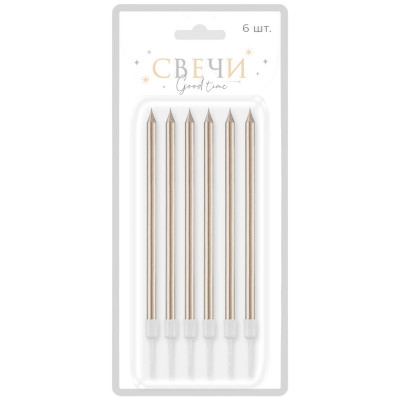 Изображение товара Набор свечей City Home Trade Г1 8см, 6шт.