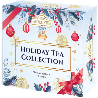 Изображение товара Чай Ahmad Holiday Tea Collection ассорти 9 вкусов, 45x1.7г