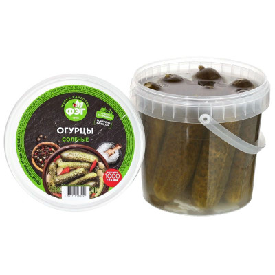 Изображение товара Огурцы ФЭГ солёные, 1кг