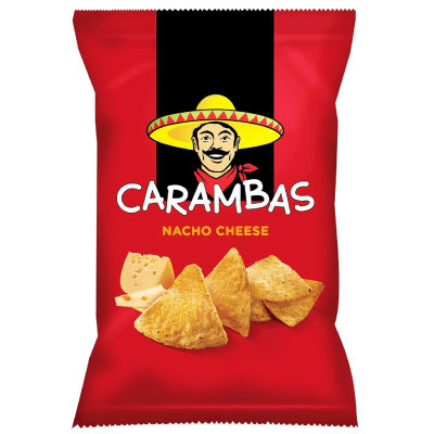 Изображение товара Чипсы кукурузные Carambas со вкусом сыра, 150г