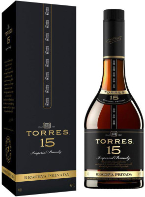Изображение товара Бренди Torres Ресерва Привада 15-летний 40% в подарочной упаковке, 700мл
