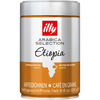 Изображение товара Кофе Illy Arabica Selection Etiopia в зёрнах средней обжарки, 250г