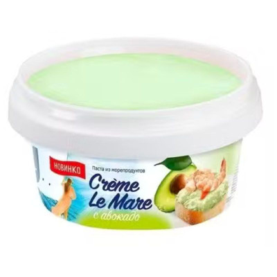 Изображение товара Паста Балтийский Берег Crème Le Mare из морепродуктов и авокадо, 150г