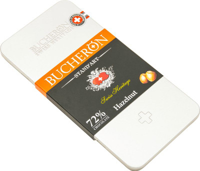 Изображение товара Шоколад горький Bucheron с фундуком 72%, 100г