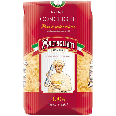 Изображение товара Макароны Maltagliati Conchiglie №040, 450г