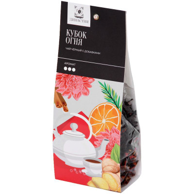 Изображение товара Чай Династия Кубок Огня чёрный с добавками, 100г