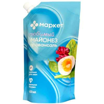 Изображение товара Майонез Провансаль 67% Маркет, 400мл
