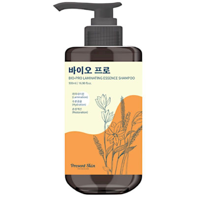 Изображение товара Шампунь для волос Present Skin Bio-pro с эффектом ламинирования, 500мл