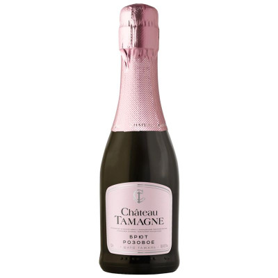 Изображение товара Игристое вино Шато Тамань Таманский полуостров Кубань брют розовое, 200мл